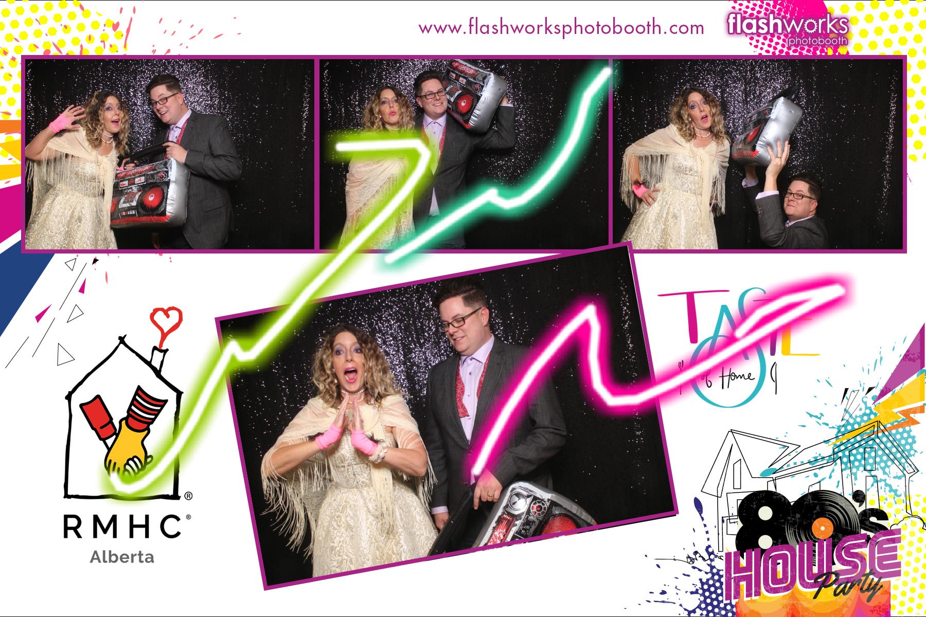 RMHC Alberta - Taste of Home Gala - 80s House Party | View more photos from the event at gallery.flashworksphotobooth.com/u/FlashworksPhotoboothInc/RMHC-Alberta-Taste-of-Home-Gala-80s-House-Party